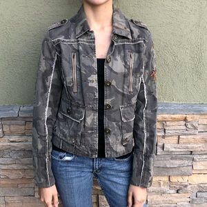 Picasso Camo Embroidered Jacket